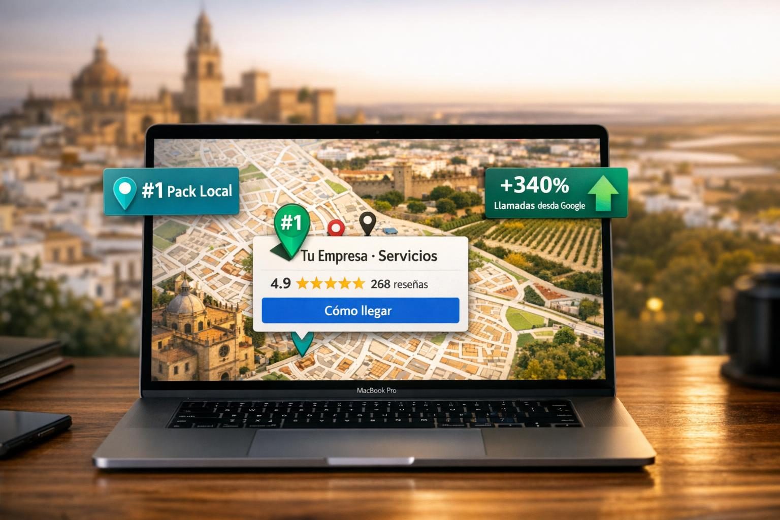 SEO Local en Jerez de la Frontera — Top 3 Google Maps Pack Local para tu negocio en Jerez de la Frontera